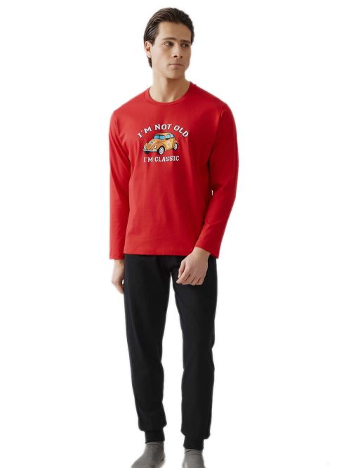 Ανδρική Πυτζάμα MINERVA I' m Classic - 100% Βαμβάκι Interlock 