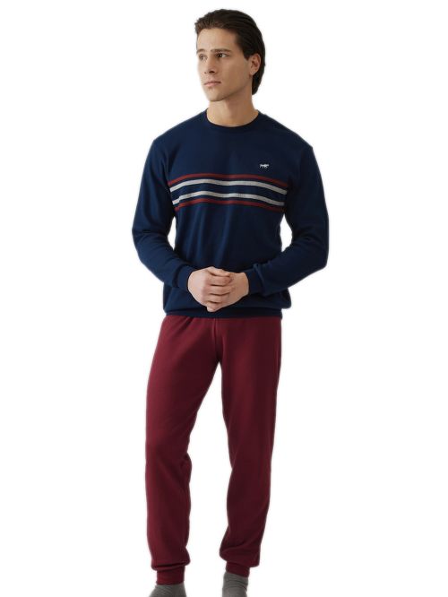 Ανδρική Πυτζάμα MINERVA Bull - Γεμάτο Βαμβάκι