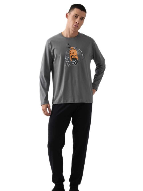 Ανδρική Πυτζάμα MINERVA Vespa - 100% Βαμβάκι Interlock 