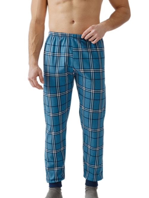 Ανδρικό Παντελόνι MINERVA - 100% Βαμβάκι - Καρό Σχέδιο 