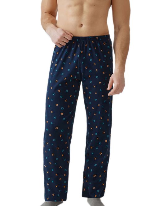 Ανδρικό Παντελόνι MINERVA - 100% Βαμβάκι - Σχέδιο Players