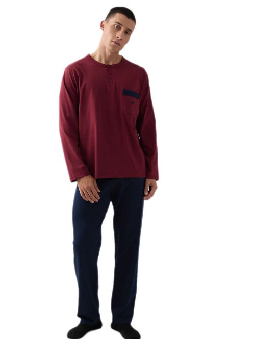 Ανδρική Πυτζάμα MINERVA Bull - 100% Βαμβάκι Interlock 