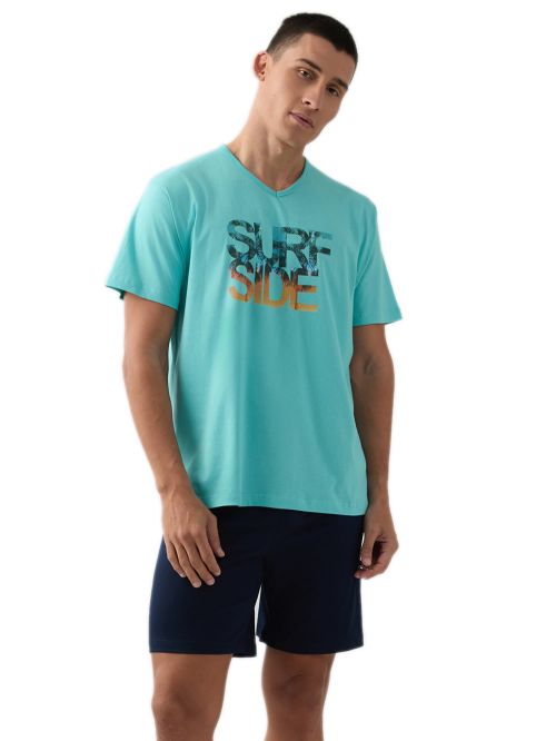 Ανδρική Πυτζάμα MINERVA Surf Side - 100% Βαμβακερή