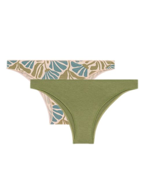 MINERVA Brazilian Slip Fimelle 973 - Αόρατα Λάστιχα - Απαλό Modal - 2 Τεμάχια