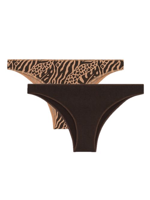 MINERVA Brazilian Slip Fimelle 975 - Αόρατα Λάστιχα - Απαλό Modal - 2 Τεμάχια