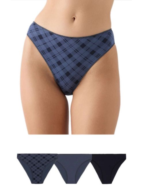 MINERVA Σλιπ Fimelle Ψηλό Φαρδύ 959 - Αόρατα Λάστιχα - Απαλό Modal - 3 Τεμάχια