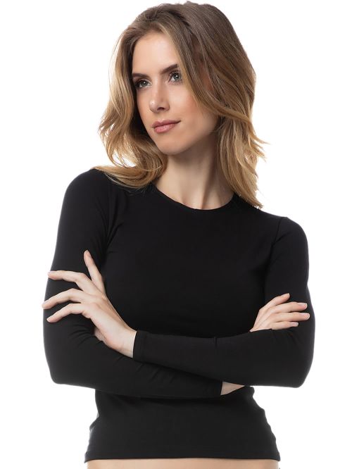 MINERVA Γυναικείο Top - Μακρύ Μανίκι - Απαλό Modal