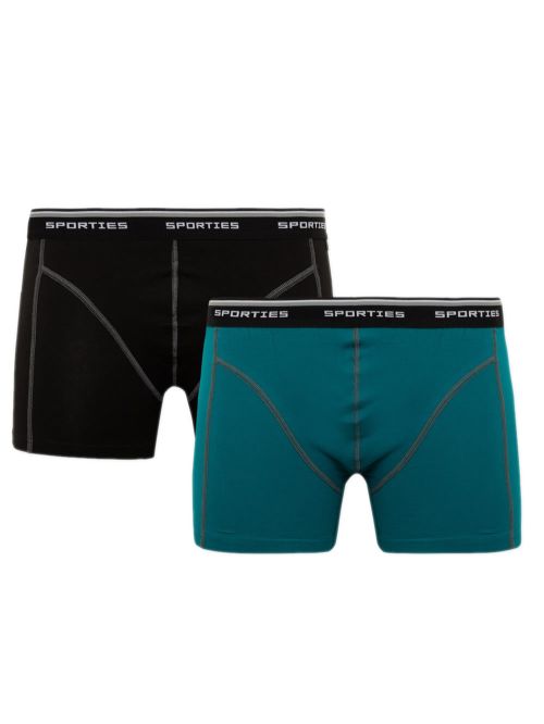 Ανδρικό Μπόξερ MINERVA Sporties Fit - Ελαστικό Βαμβάκι - Πακέτο με 2 