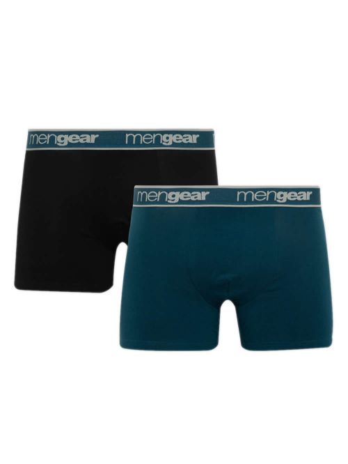 Ανδρικό Μπόξερ MINERVA Solid Mengear - Ελαστικό Βαμβάκι - Πακέτο με 2 