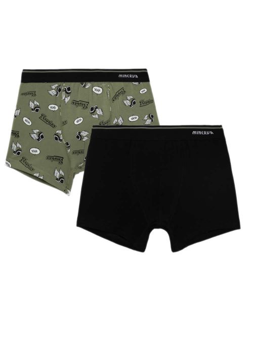 Παιδικό Boxer MINERVA για Αγόρι Fearless - Απαλό Βαμβάκι - Πακέτο με 2