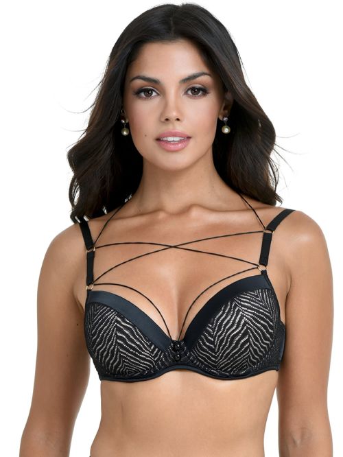 σουτιέν miss rosy 176 μαύρο μπροστά