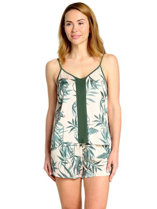 Babydoll MUYDEMI - Απαλό Σατέν - Εξωτικό Σχέδιο