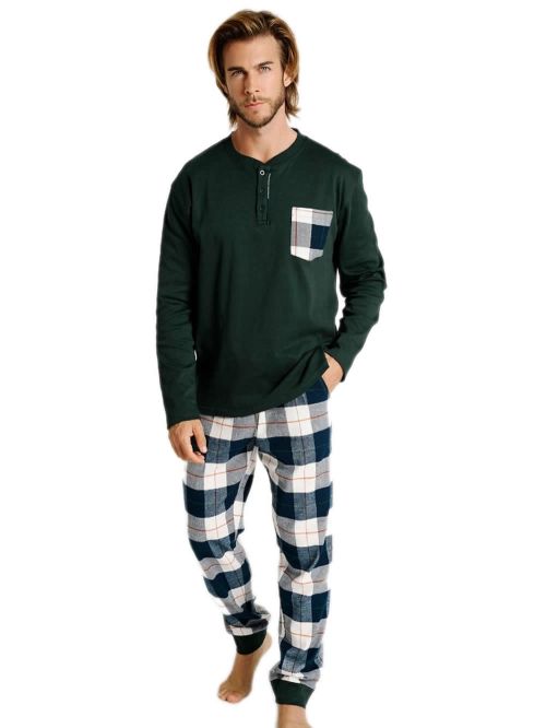 Ανδρική Πυτζάμα Φόρμα MUYDEMI - 100% Βαμβακερή