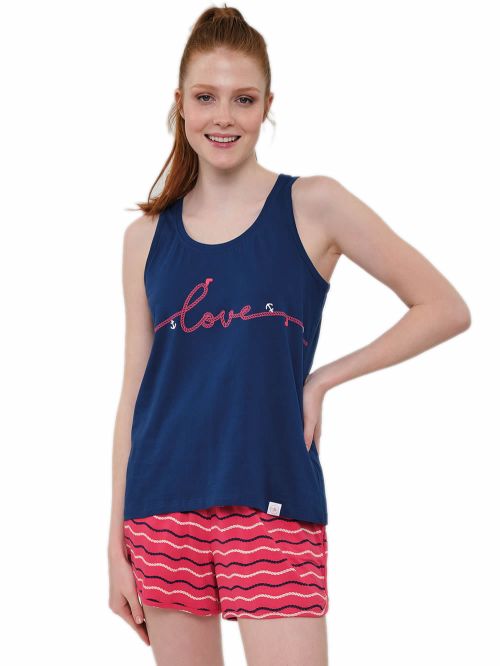 Γυναικεία Πυτζάμα MUYDEMI - 100% Βαμβακερή