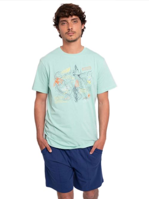 Ανδρική Πυτζάμα MUYDEMI Albufera - 100% Βαμβακερή