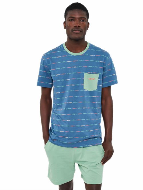 Ανδρική Πυτζάμα MUYDEMI - 100% Βαμβακερή