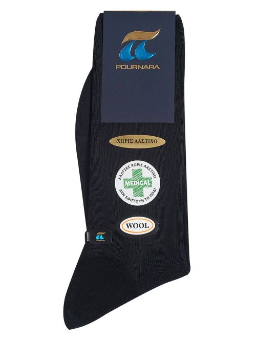 πουρνάρα ισοθερμικές κάλτσες 183 μαύρο