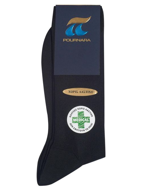 ανδρική κάλτσα πουρνάρα 260 μαύρο