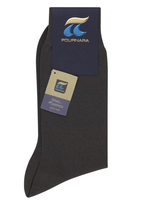 Πουρνάρα 110 - 100% Βαμβακερή Λεπτή Μονόχρωμη Κάλτσα