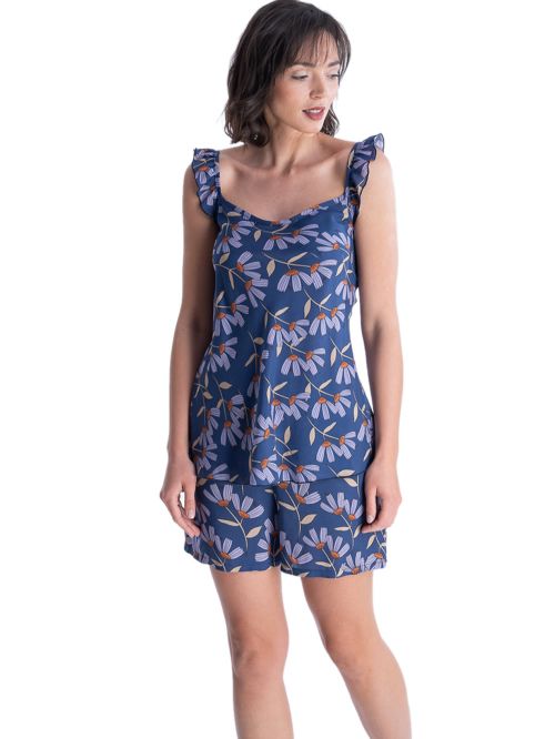 Babydoll RACHEL - Αέρινο Ύφασμα & Βολάν 