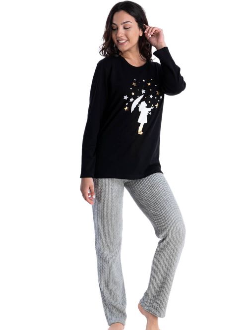 γυναικεία πυτζάμα rachel 12611 μπροστά