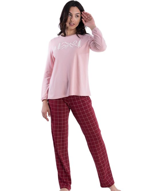 Πυτζάμα Γυναικεία RACHEL - Ποιοτικό Βαμβάκι - 3D Σχέδιο