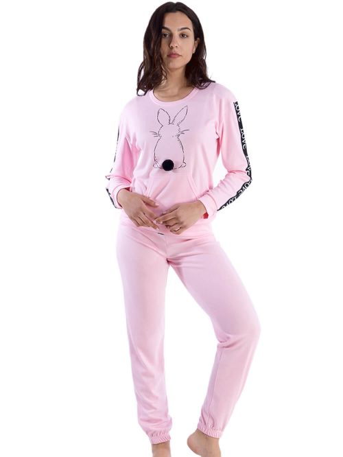 γυναικεία πυτζάμα rachel 12649 μπροστά