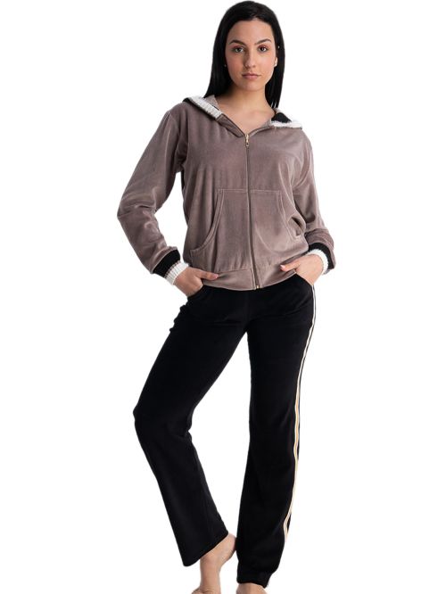 βελούδινη φόρμα rachel 12926 μπροστά