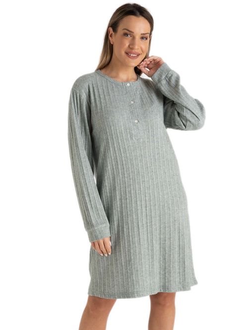 Γυναικείο Νυχτικό RACHEL - Πλεκτό Σχέδιο - Απαλό Viscose