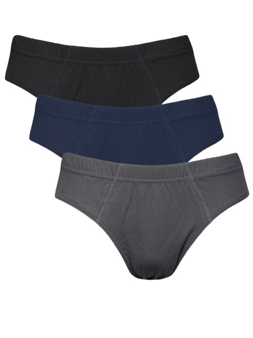 ROSSOPORPORA Ανδρικό Slip Roby - Ελαστικό Βαμβάκι - 3 Τεμάχια 