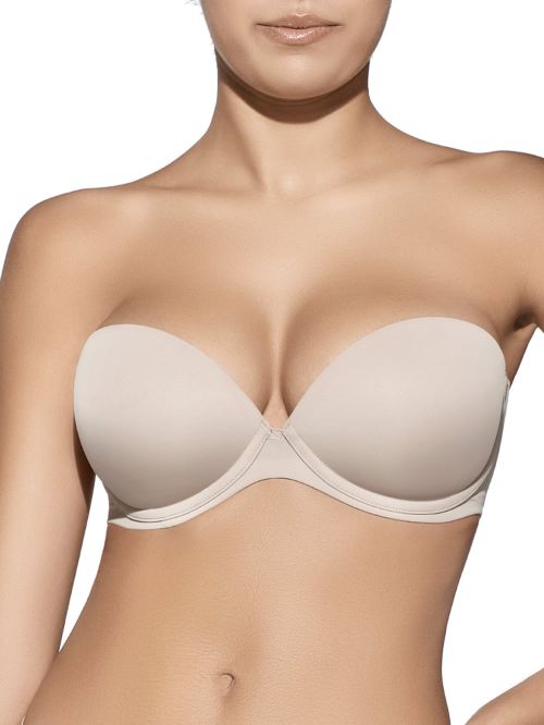 Σουτιέν SELENE Dana Strapless - Ενίσχυση & Μπανέλα -Beige-70B