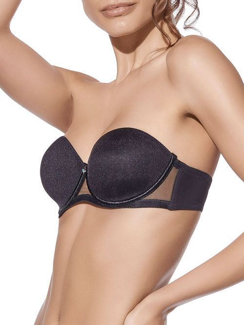 σουτιέν strapless selene esmeralda black