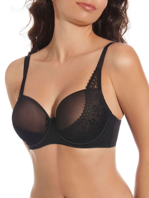 σουτιέν selene laia black μπροστά