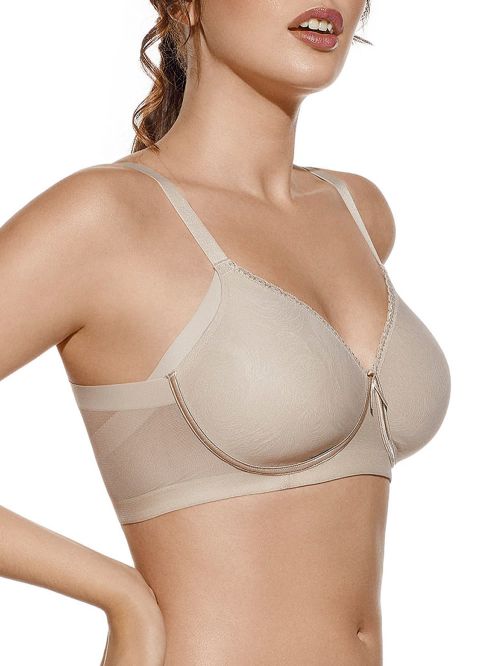 σουτιέν selene nadia beige μπροστά