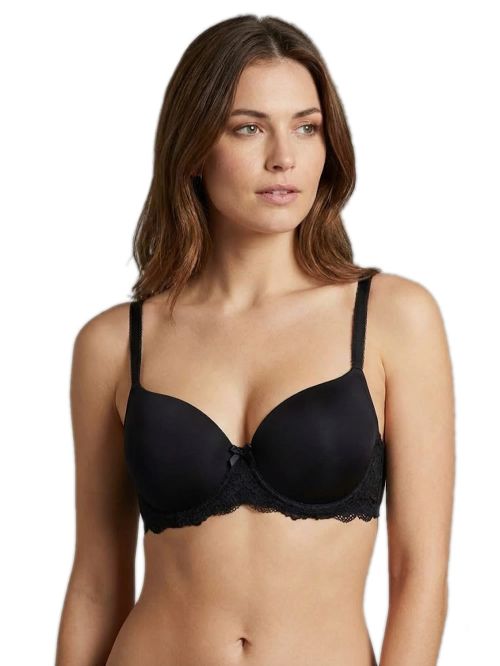 Σουτιέν SIELEI Balconette - Σατινέ Ύφασμα & Δαντέλα - Ήπια Ενίσχυση