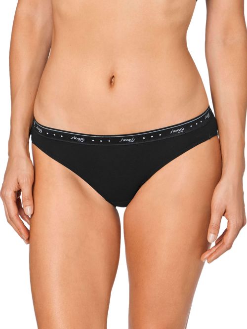 SLOGGI 24/7 100 Mini - Βαμβακερό Καθημερινό Σλιπ - Logo