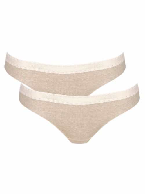 SLOGGI Go Ribbed R Brazil M013 - Eco Οργανικό Βαμβάκι - Πακέτο με 2