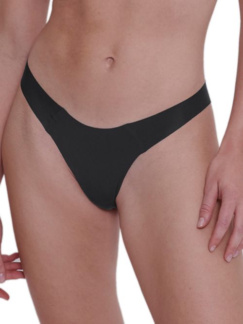 sloggi 10217765-0004 zero feel 2.0 tiny tanga μαύρο μπροστά