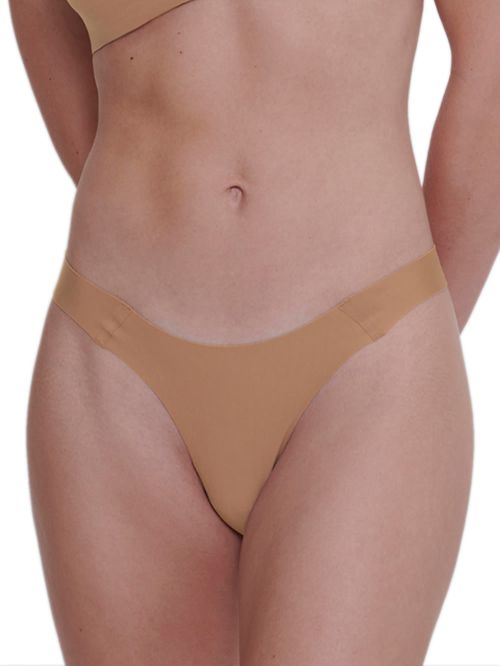 sloggi 10217765-00cm zero feel 2.0 tiny tanga μπεζ μπροστά