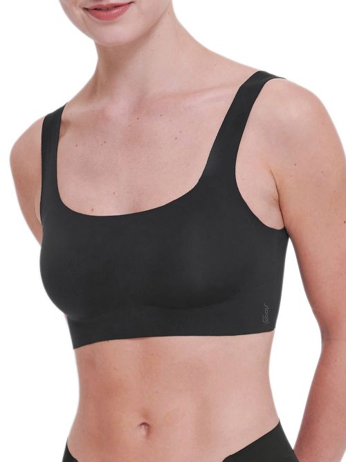 sloggi 10217786-0004 zero feel 2.0 top μαύρο μπροστά