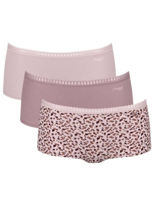 SLOGGI Go Crush H Short - Οργανικό Eco Βαμβάκι - Πακέτο με 3