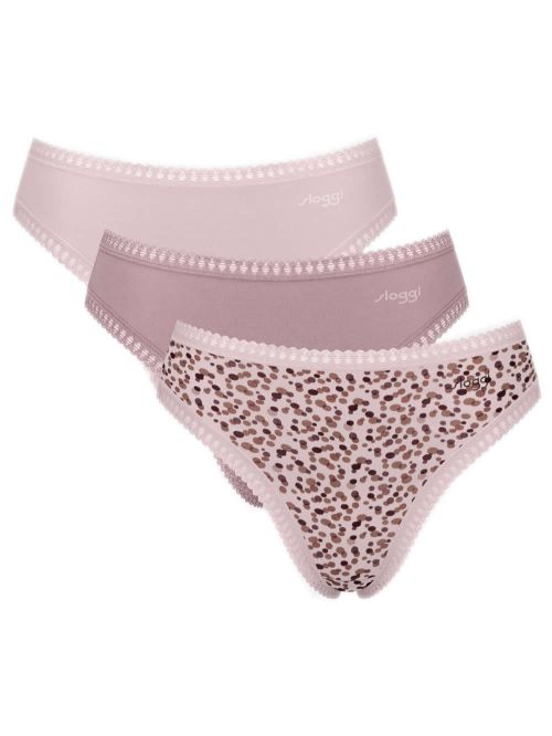 SLOGGI Go Crush H High Leg Tai - Οργανικό Βαμβάκι - Πακέτο με 3