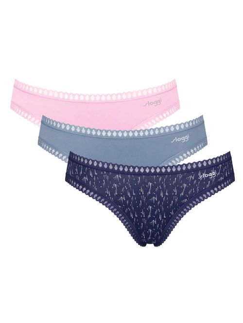 SLOGGI Go Crush Mini - Οργανικό Eco Βαμβάκι - Πακέτο με 3