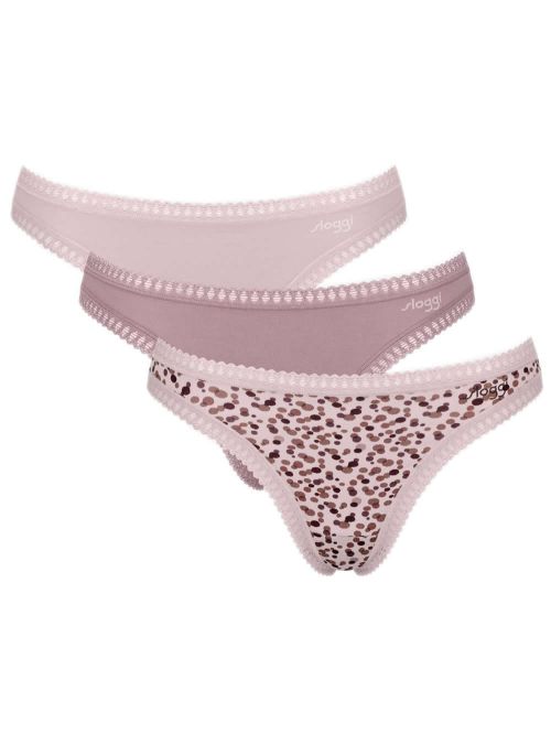 SLOGGI Go Crush H String - Οργανικό Eco Βαμβάκι - Πακέτο με 3