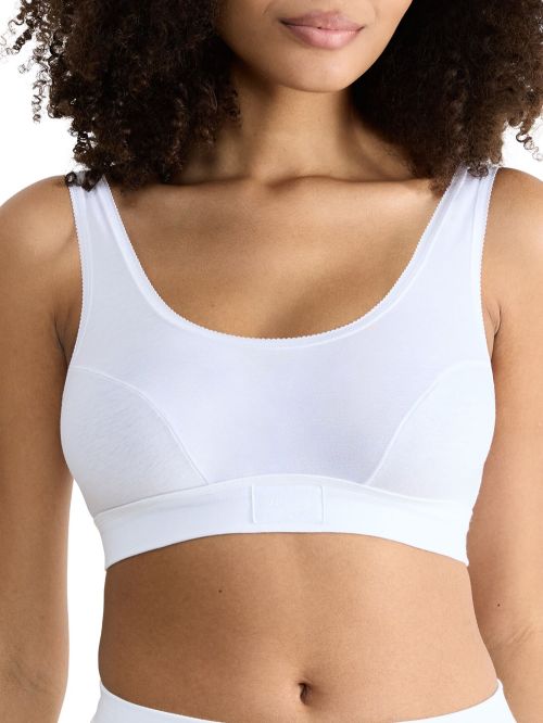 Sloggi Double Comfort T Top Σουτιέν Μπουστάκι - Αγνό Βαμβάκι - Διπλό Λάστιχο Υποστήριξης