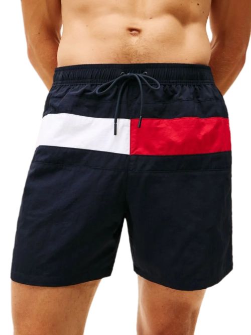 TOMMY HILFIGER Ανδρικό Μαγιό Μεσαίου Μήκους - Τσέπες - Flag Logo