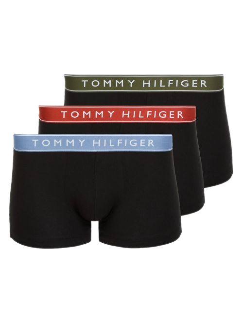 TOMMY HILFIGER Signature Repeat Logo Boxer - Ελαστικό Βαμβάκι - Πακέτο με 3