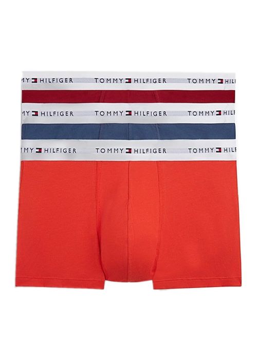 TOMMY HILFIGER Signature Repeat Logo Boxer - Ελαστικό Βαμβάκι - Πακέτο με 3