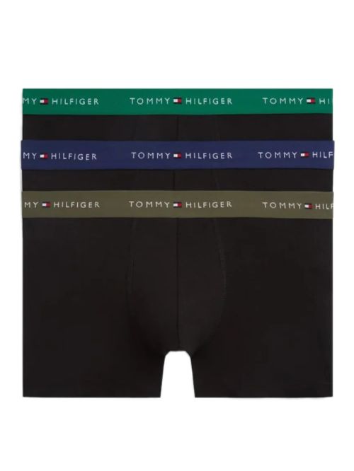 TOMMY HILFIGER Signature Repeat Logo Boxer - Ελαστικό Βαμβάκι - Πακέτο με 3
