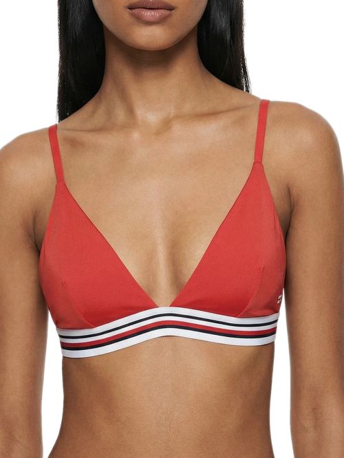 Μαγιό TOMMY HILFIGER Μπικίνι Top Τρίγωνο - Αφαιρούμενη Ενίσχυση